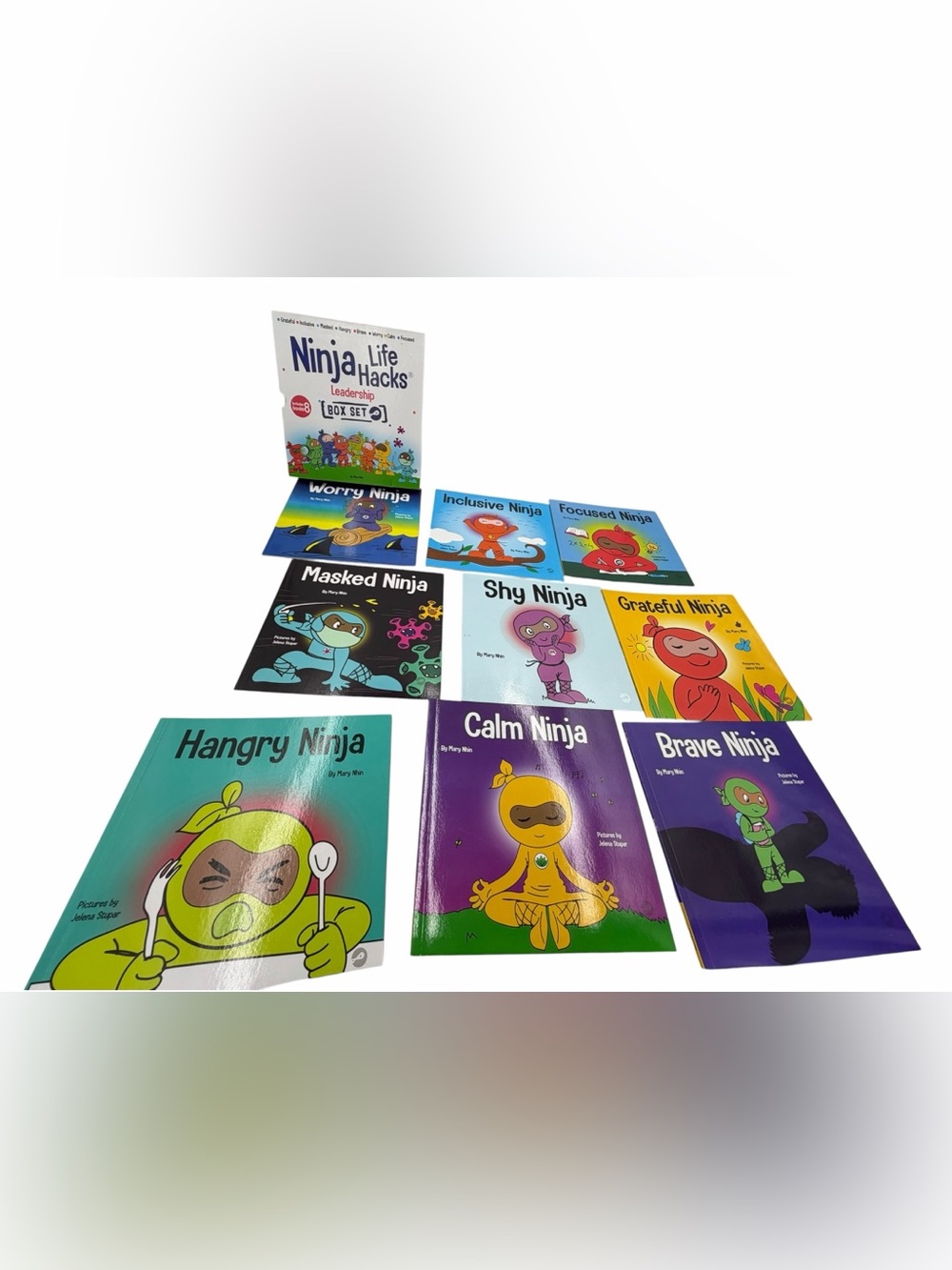 Ninja Life Hacks Leadership 8 Book Box Set (Books 17-24) By Mary Nhin